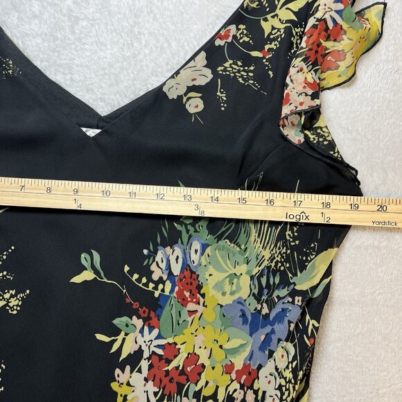 Dressbarn Womens Y2K Tiered Midi Dress Size 16‎ Drop Waist Fairy Whimsygoth Fem - Picture 8 of 8